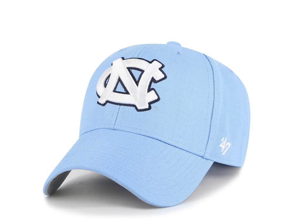 47Brand North Carolina Tar Heels Blue Wool MVP Strapback Cap