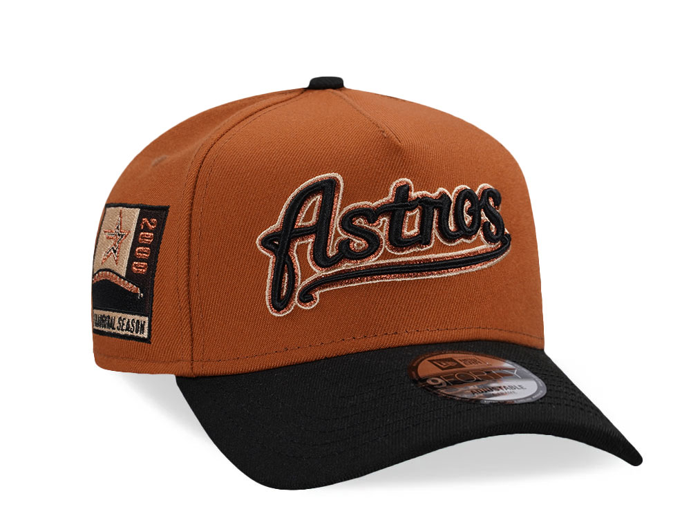 New Era Houston Astros Earthy Copper Two Tone 9Forty A Frame Snapback Cap