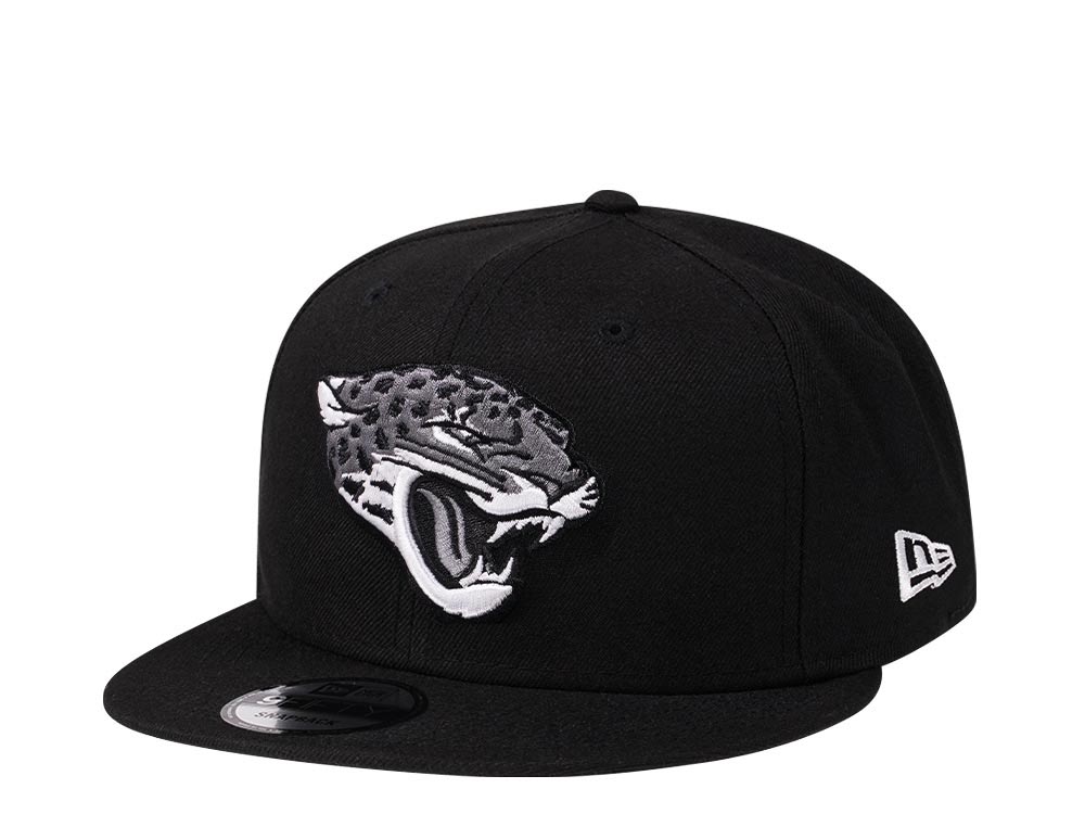 New Era Jacksonville Jaguars Steel Black Edition 9Fifty Snapback Cap