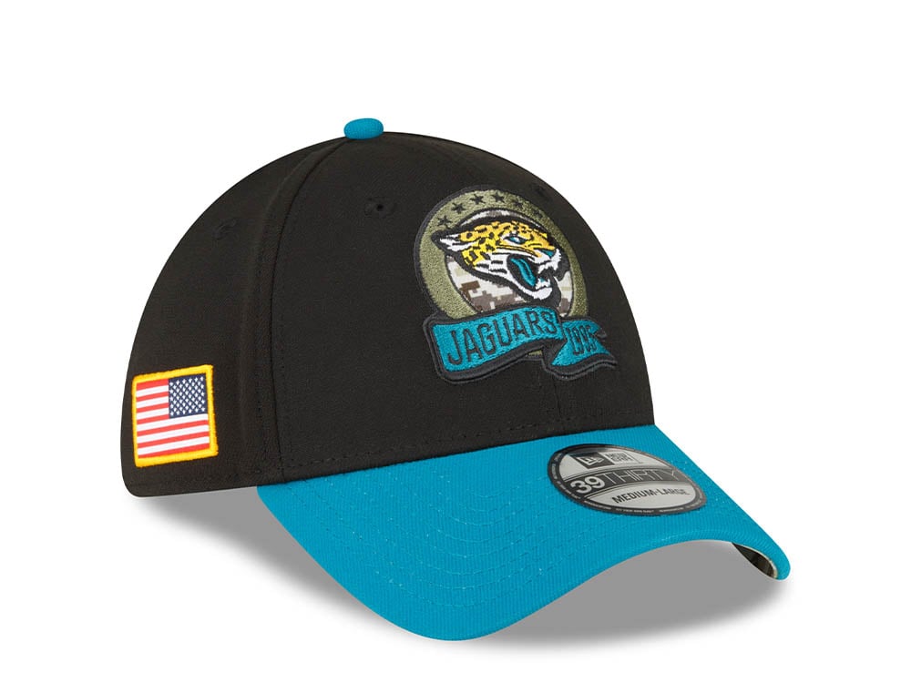 New Era Jacksonville Jaguars Salute to Service 2022 39Thirty Stretch Cap