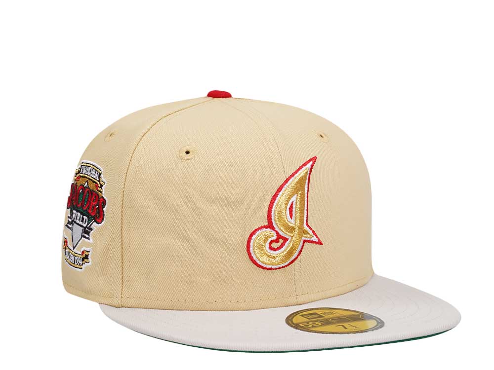 New Era Cleveland Indians Inaugural Season 1994 Vegas Gold Two Tone Edition 59Fifty Fitted Cap