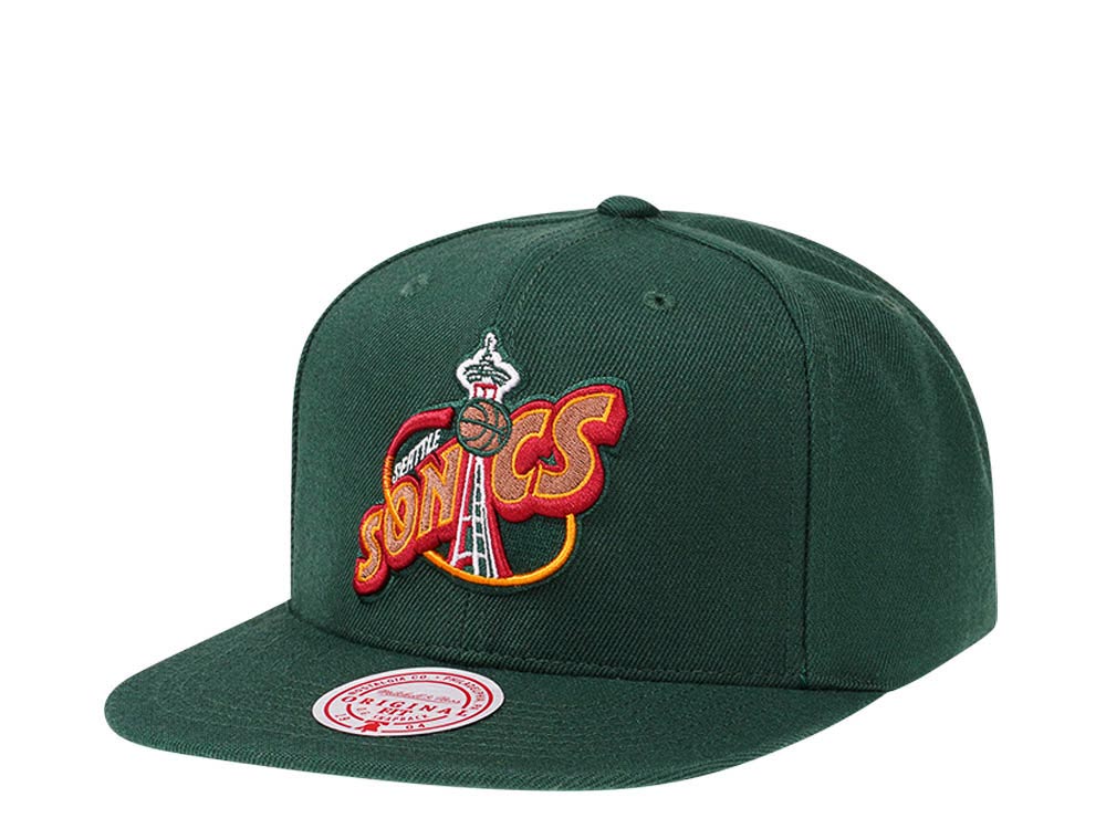 Mitchell & Ness Seattle Supersonics Hardwood Classics Snapback Cap