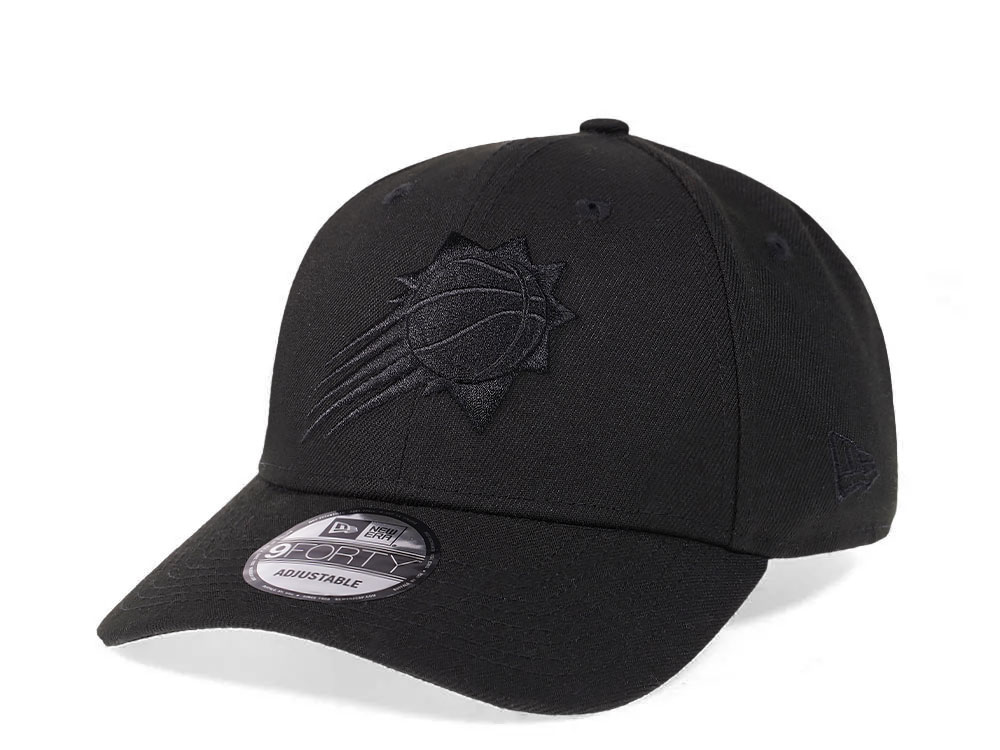 New Era Phoenix Suns All Black 9Forty Snapback Cap