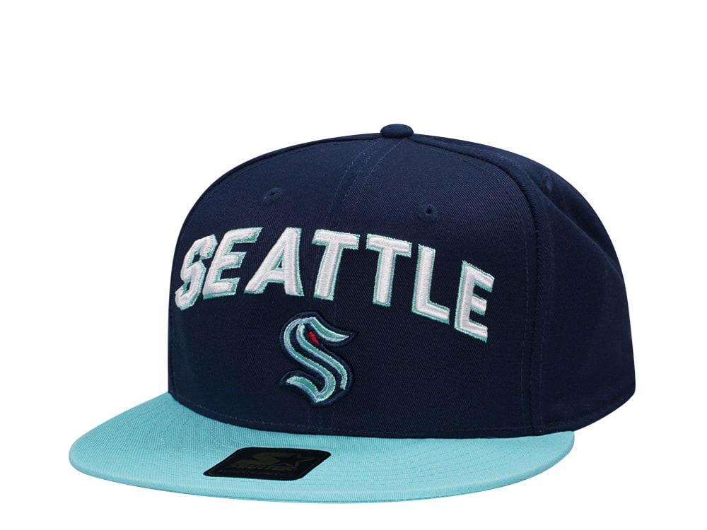 Starter Seattle Kraken Faceoff Two Tone Snapback Hat