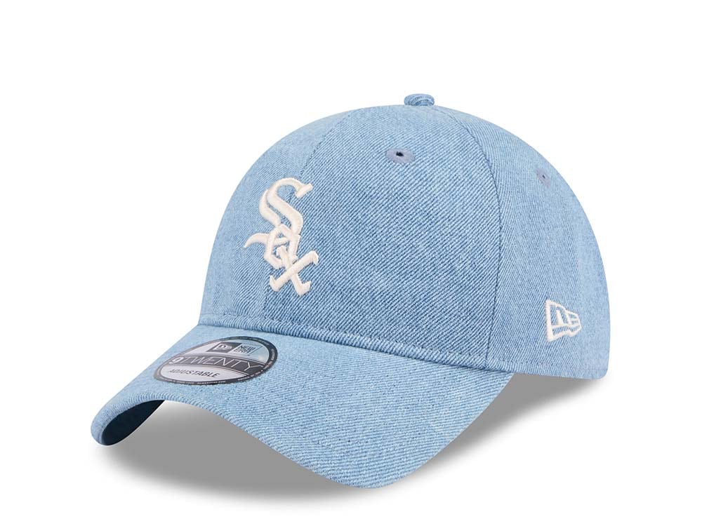 New Era Chicago White Sox Washed Denim 9Twenty Strapback Cap