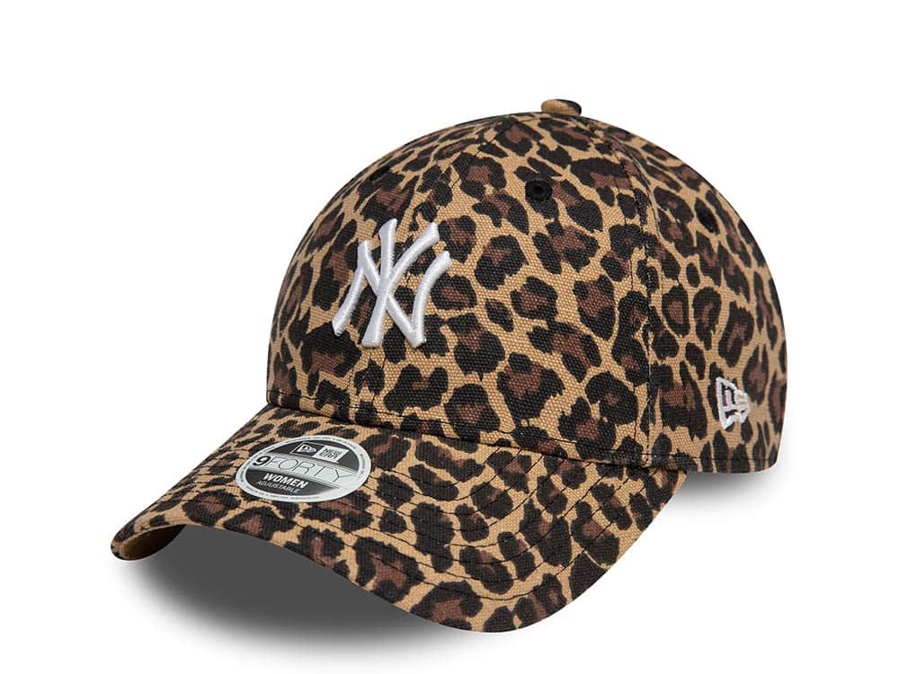 New Era New York Yankees Leopard Edition Womens 9Forty Strapback Cap