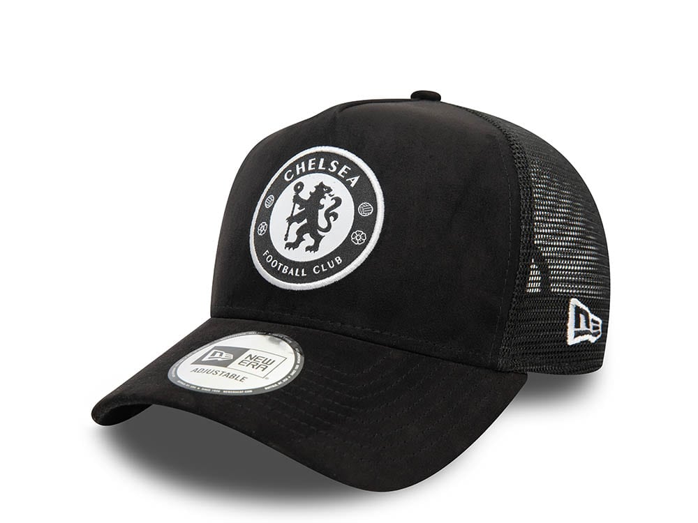 New Era FC Chelsea Black A Frame Trucker Snapback Cap