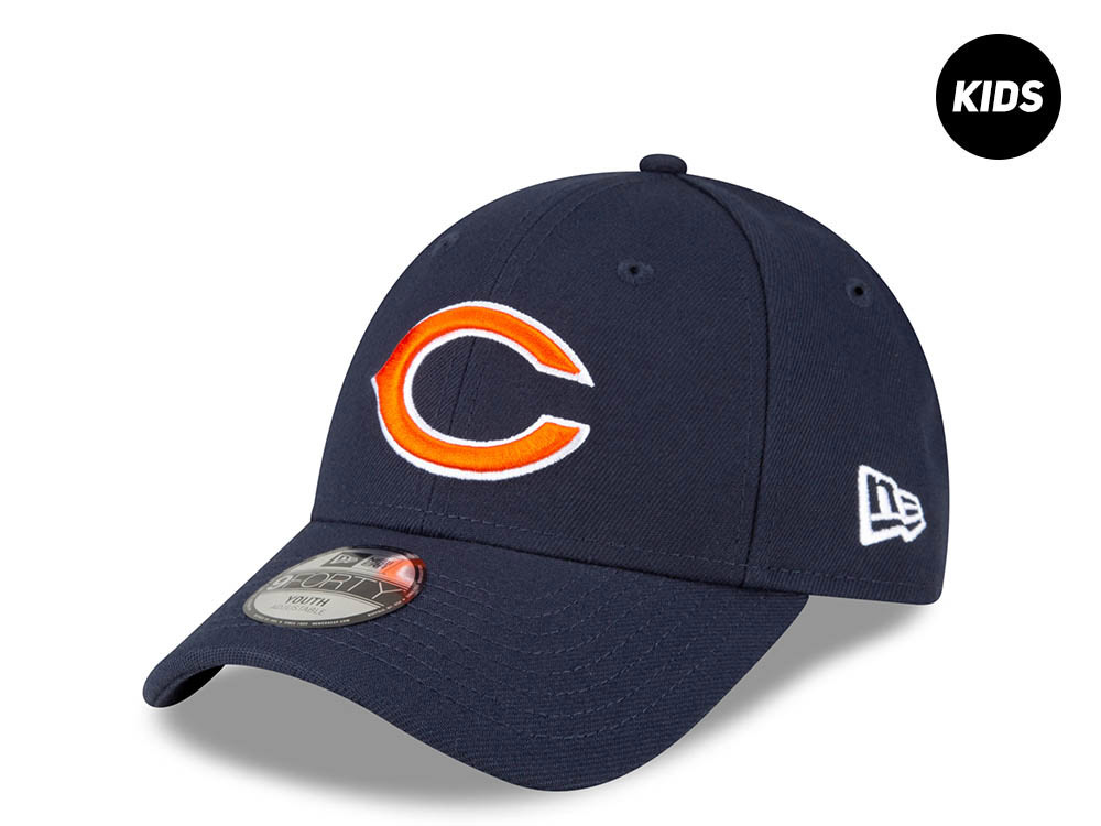 New Era Chicago Bears Navy Kids 9Forty Strapback Cap