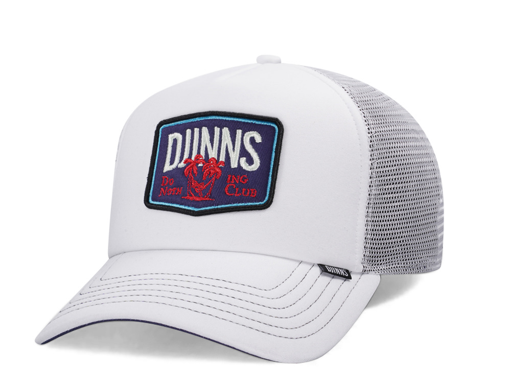 Djinns Foam White Trucker Snapback Cap