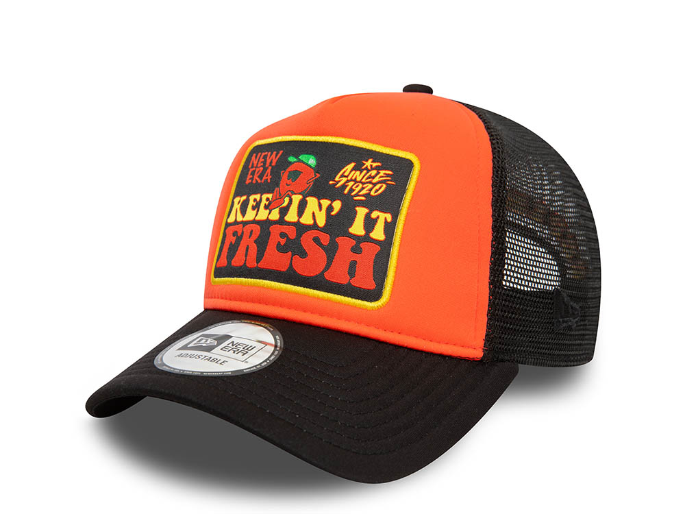 New Era Keepin It Fresh Patch Trucker A Frame Snapback Cap