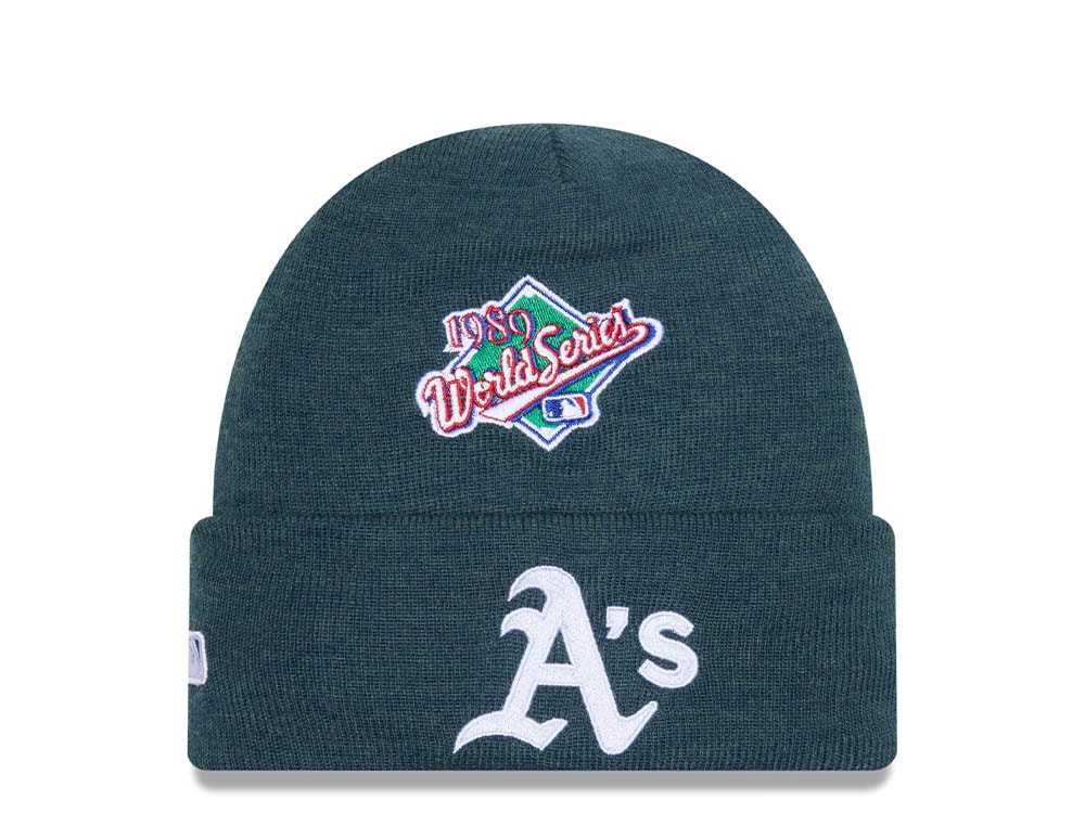 New Era Oakland Athletics Balaclava Green Knit