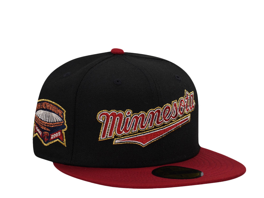 New Era Minnesota Twins Metrodome Metallic Two Tone Edition 59Fifty Fitted Cap