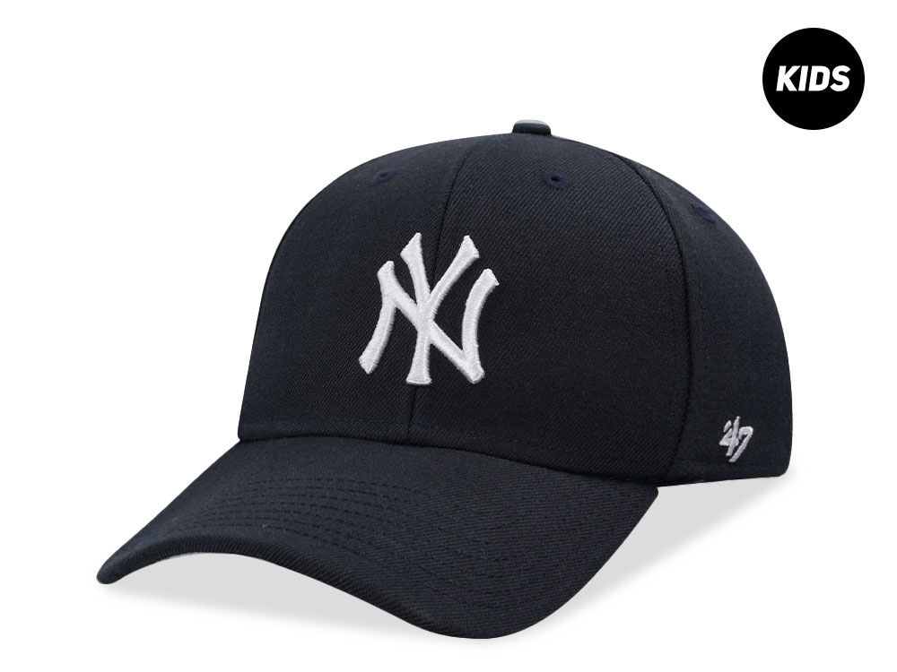 47Brand New York Yankees Navy MVP Kids Strapback Cap