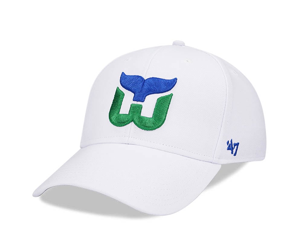 47Brand Hartford Whalers Vintage White MVP Snapback Cap