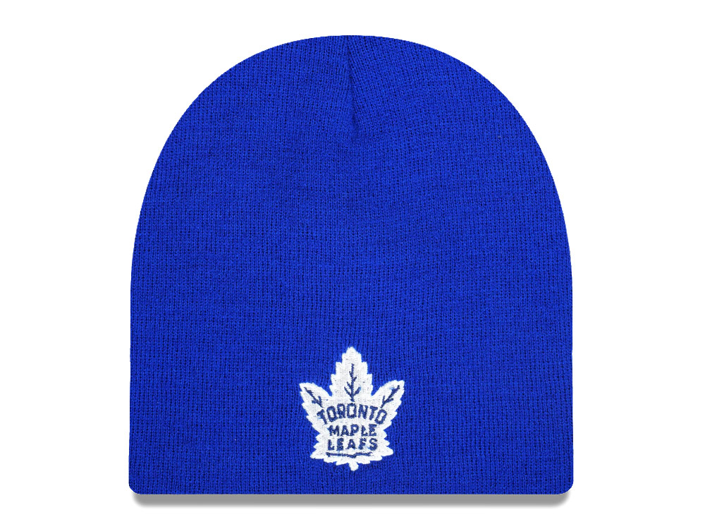 American Needle Toronto Maple Leafs Cuffless Royal Knit