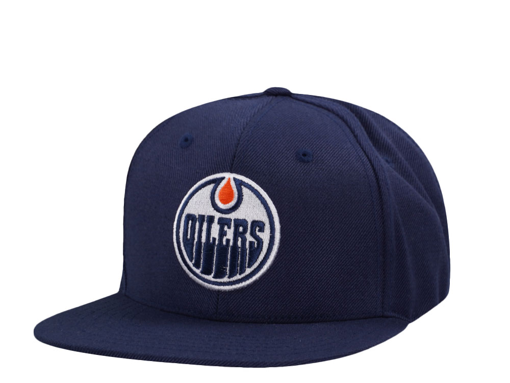 American Needle Edmonton Oilers Navy Snapback Cap