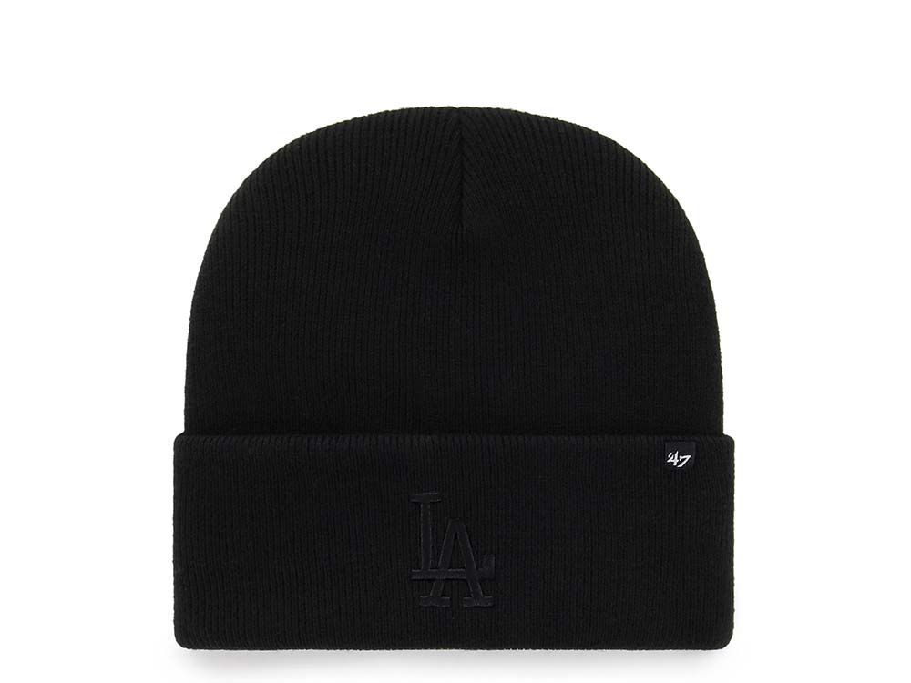 47 Brand Los Angeles Dodgers All Black Edition Cuff Knit