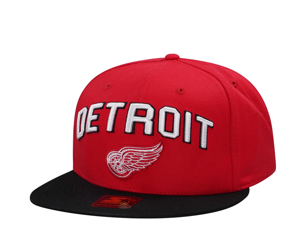 Starter Detroit Red Wings Faceoff Two Tone Snapback Hat