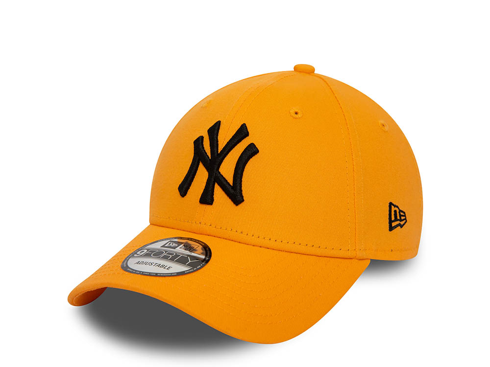 New Era New York Yankees League Essential Orange 9Forty Strapback Cap