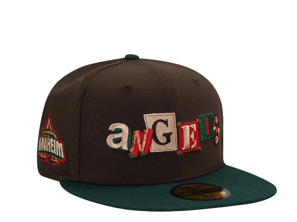 New Era Anaheim Angels Ransom Note BNB Two Tone Edition 59Fifty Fitted Cap