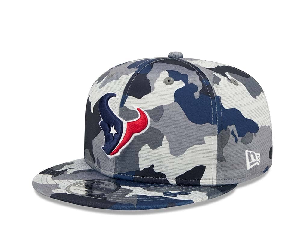 New Era Houston Texans NFL Training Camp 22 Camo 9Fifty Snapback Cap