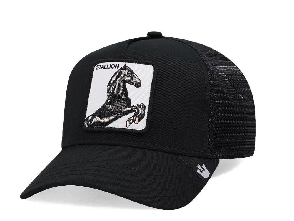 Goorin Bros The Stallion Black Trucker Snapback Cap