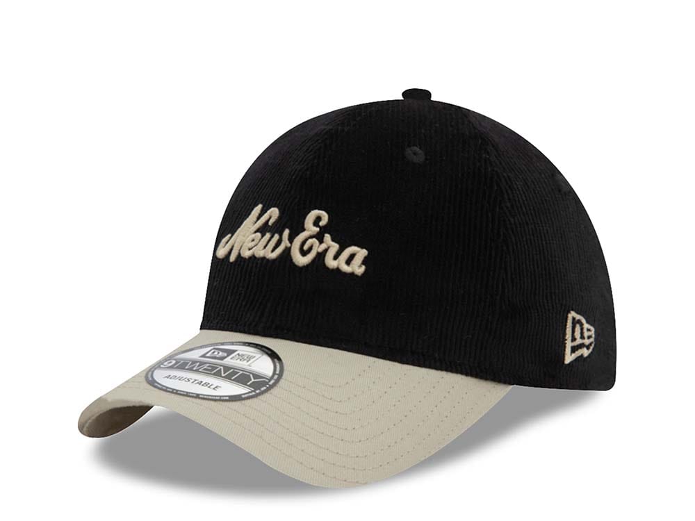 New Era New Era Script Cord Black Black 9Twenty Snapback Cap