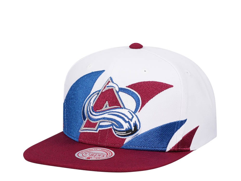 Mitchell & Ness Colorado Avalanche Vintage Sharktooth Snapback Cap