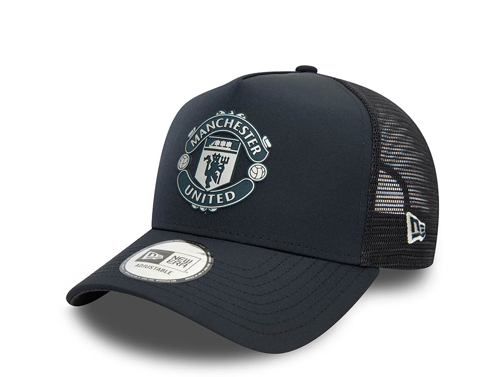 New Era FC Chelsea Black A Frame Trucker Snapback Cap