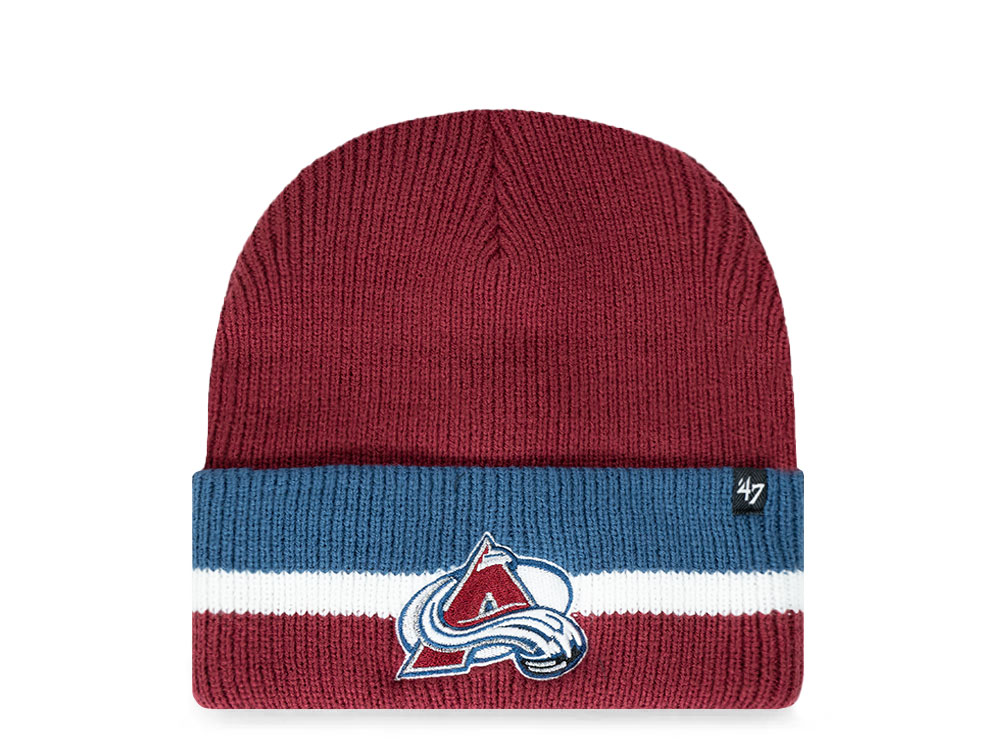 47Brand Colorado Avalanche Cardinal Split Knit