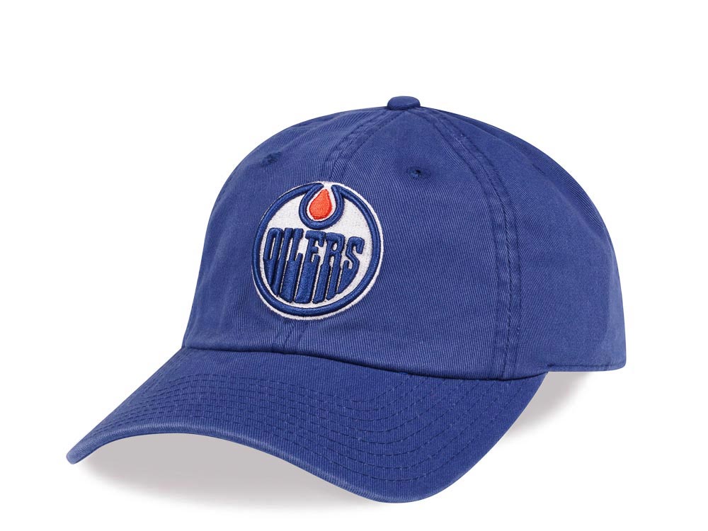 American Needle Edmonton Oilers Navy Casual Strapback Cap