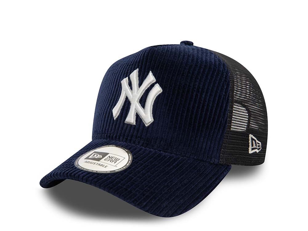 New Era New York Yankees Cord Trucker A Frame Snapback Cap