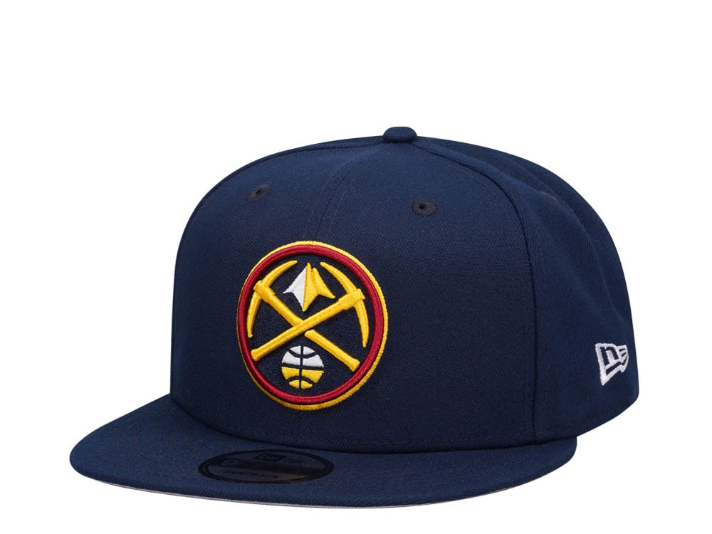 New Era Denver Nuggets Navy Classic Edition 9Fifty Snapback Cap