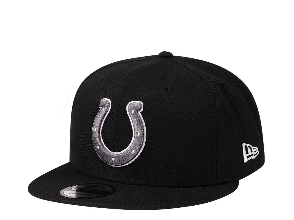 New Era Indianapolis Colts Steel Black Edition 9Fifty Snapback Cap