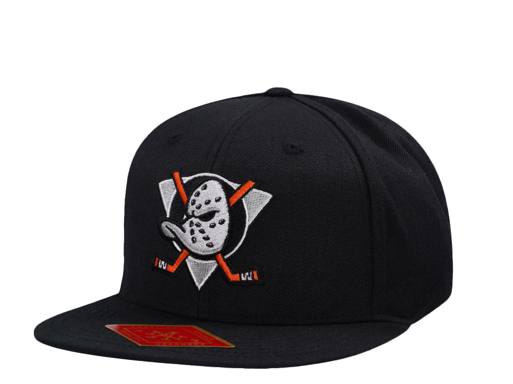 American Needle Anaheim Ducks Black Snapback Cap