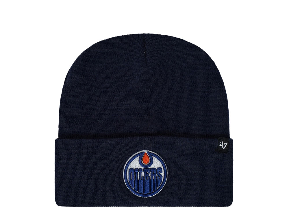 47Brand Edmonton Oilers Light Navy Haymaker Knit