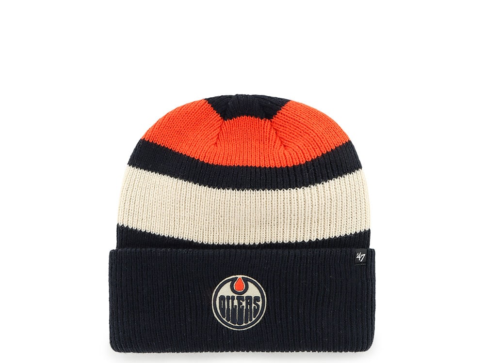 47Brand Edmonton Oilers Navy Clubhouse Knit