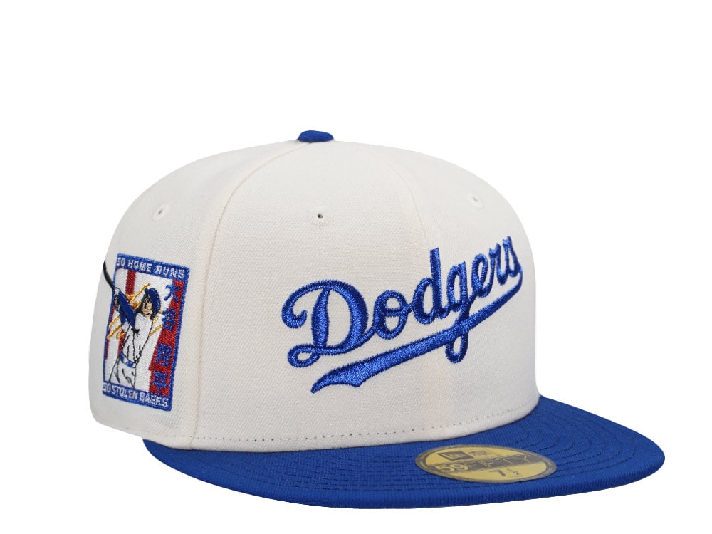 New Era Los Angeles Dodgers Ohtani 50 50 Season Chrome Two Tone Edition 59Fifty Fitted Cap