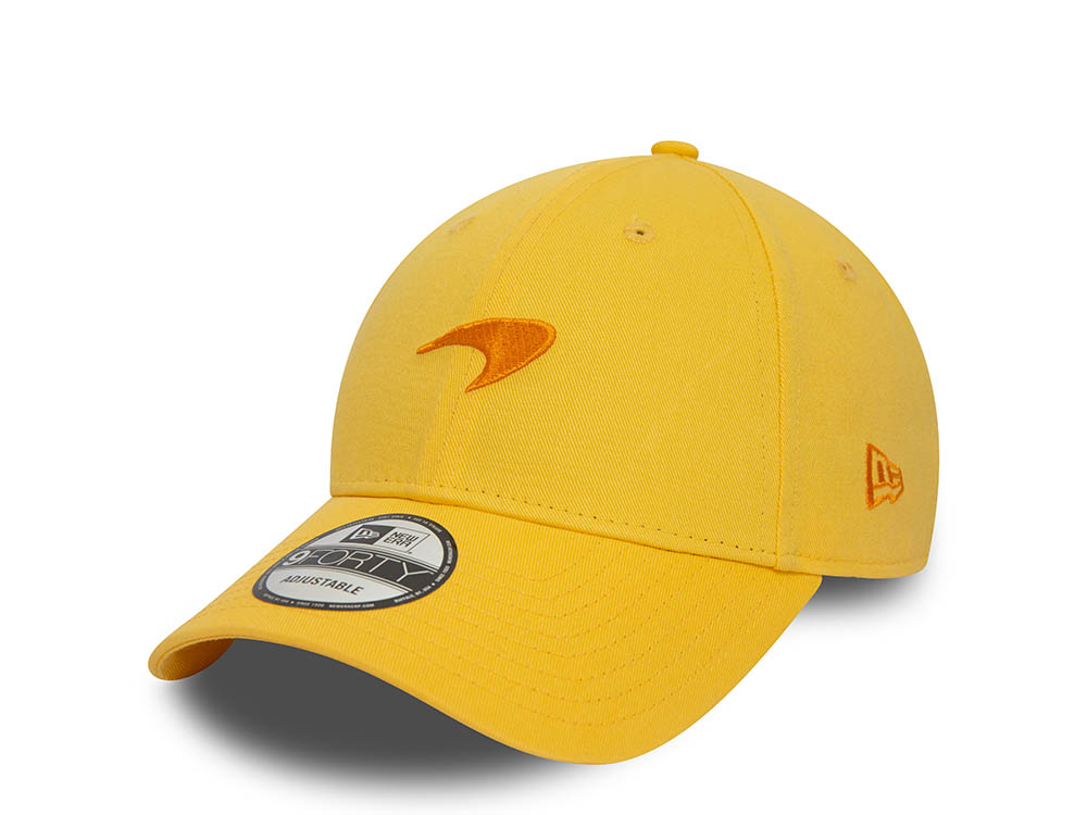 New Era Mclaren Racing Seasonal Yellow 9Forty Snapback  Cap