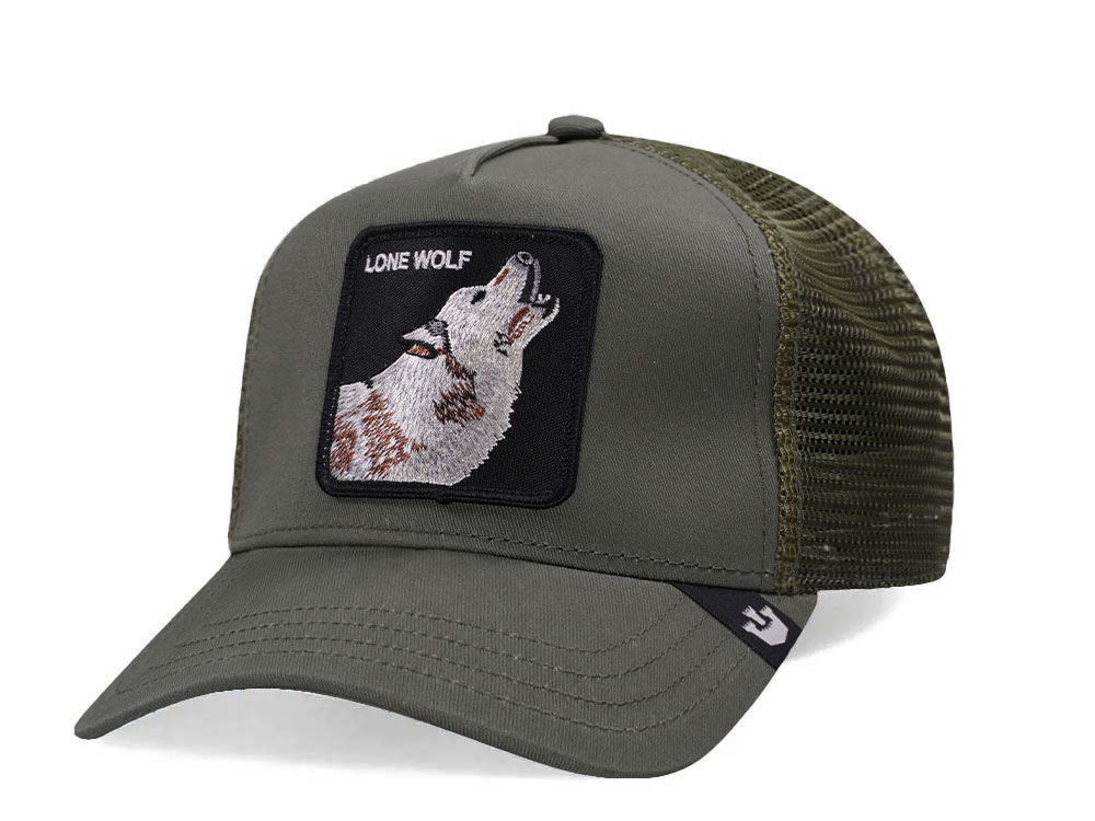 Goorin Bros The Lone Wolf Trucker Snapback Cap