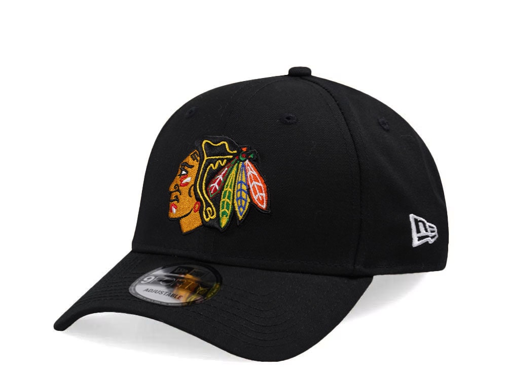 New Era Chicago Blackhawks NHL Injection 2024 Black 9Twenty Snapback Cap