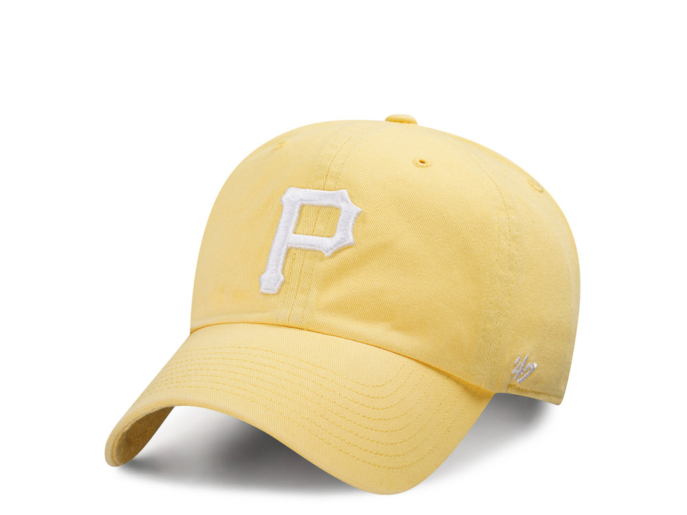 47Brand Pittsburgh Pirates Maize Clean up Strapback Cap