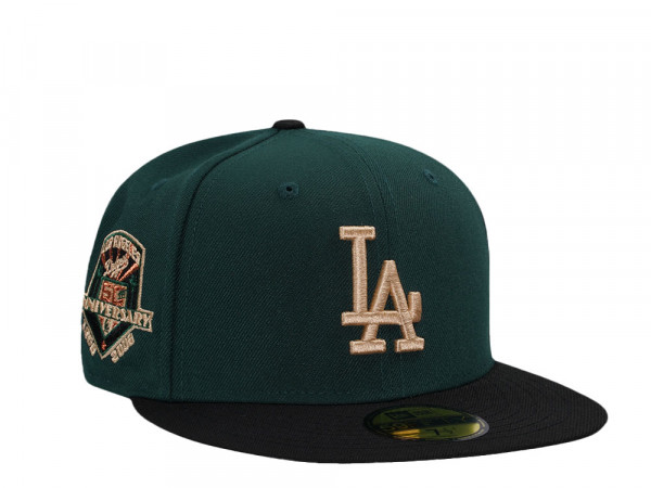 New Era Los Angeles Dodgers 50th Anniversary Green Two Tone Edition 59Fifty Fitted Cap