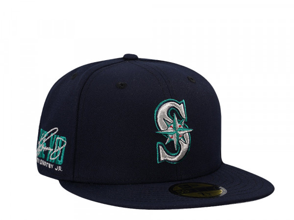 New Era Seattle Mariners Ken Griffey Jr Navy Metallic Edition 59Fifty Fitted Cap