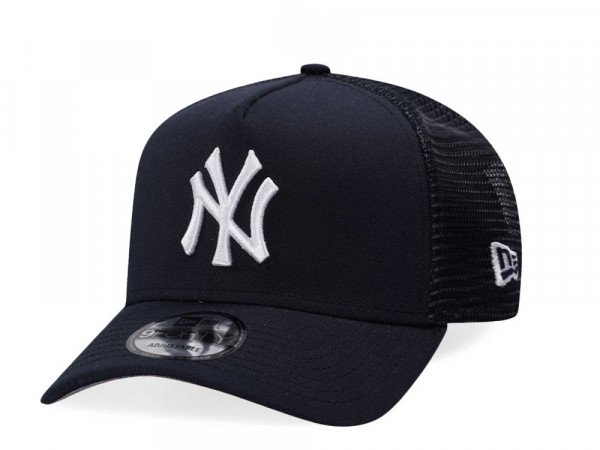 New Era New York Yankees Navy Classic Trucker A Frame 9Forty Snapback Cap