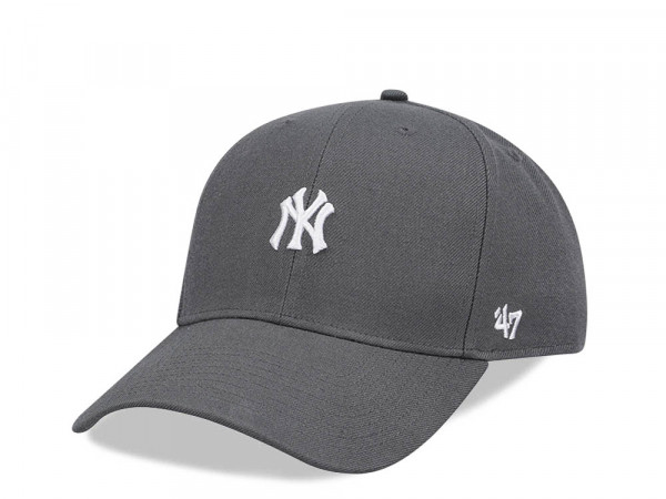 47Brand New York Yankees Charcoal Base Runner MVP Snapback Cap