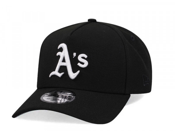 New Era Oakland Athletics Black Classic Edition 9Forty A Frame Snapback Cap