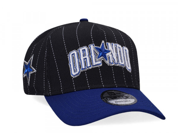 New Era Orlando Magic Pinstripe Two Tone Edition A Frame 9Forty Snapback Cap