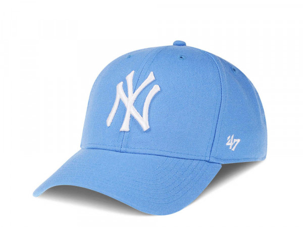 47Brand New York Yankees Classic Periwinkle Blue Snapback Cap