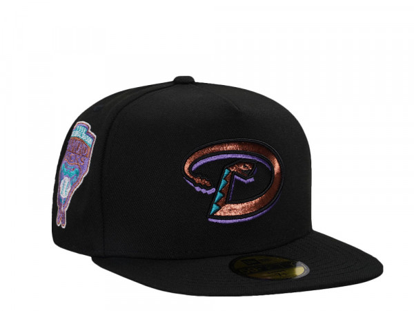 New Era Arizona Diamondbacks Inaugural Season 1998 Black Classic Edition 59Fifty A Frame Fitted Cap